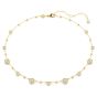 Swarovski Imber Necklace Scattered Round Cut - White with Gold Tone Plating 5680090