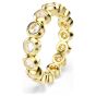 Swarovski Imber Round Cut Ring - White with Gold Tone Plating