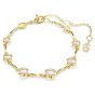 Swarovski Imber Tennis Bracelet Mixed Round Cuts - White with Gold Tone Plating - 5705465