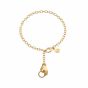 Lily Charmed In Safe Hands Charm Collector Bracelet Gold