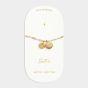 Katie Loxton 'Sister' Waterproof Gold Charm Bracelet KLJ6104