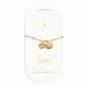 Katie Loxton 'Sister' Waterproof Gold Charm Bracelet KLJ6104