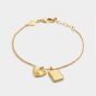 Katie Loxton 'Mum' Waterproof Gold Charm Bracelet | Item number KLJ6105