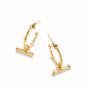 Katie Loxton Bamboo Waterproof Gold Hoop Earrings KLJ6131