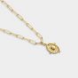 Katie Loxton Talis Waterproof Gold Charm Necklace KLJ6164