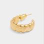 Katie Loxton Harper Waterproof Gold Twist Hoop Earrings KLJ6325