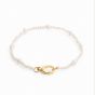 Katie Loxton Pearl Glow Waterproof Gold Bracelet | Item code KLJ6361