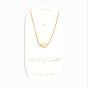 Katie Loxton Heart Of Gold Waterproof Charm Necklace | Item code KLJ6369