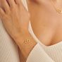Katie Loxton 'Better Together' Waterproof Gold Charm Bracelet. Item code KLJ6378.