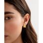 Katie Loxton Era Waterproof Gold Oversized Stud Earrings. Item code KLJ6402.