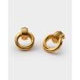 Katie Loxton Demi Waterproof Gold Oversized Stud Earrings. Item code KLJ6404.