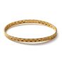 Katie Loxton Taya Waterproof Gold Woven Bangle KLJ6456