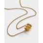 Katie Loxton Laia Waterproof Gold Necklace. Item code KLJ6460.