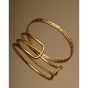 Katie Loxton Laia Waterproof Gold Bangle. Item code KLJ6461.