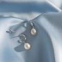 Kit Heath Pebble Pearl Droplet Hoop Earrings - 50183FP
