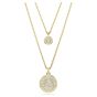 Swarovski Meteora Layered Pendant - White with Gold Tone Plating 5683442