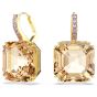 Swarovski Millenia Drop Earrings Mixed Cuts - Caramel with Gold Tone Plating - 5725744