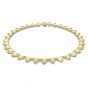 Swarovski Millenia Necklace Triangle - Yellow with Gold Tone Plating 5599487