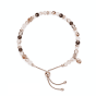 Jersey Pearl Sky Bracelet - Scatter Style in Montana Agate and Rose Gold 1827934