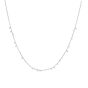 Ania Haie Mini Disc Drop Stacking Silver Necklace - N063-02H
