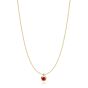 Ania Haie Crimson Solitaire Gold Necklace. Item code N071-03G.