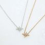 Scream Pretty Starburst Necklace with Slider Clasp - Gold