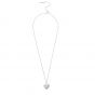 Olivia Burton Classic Heart Silver Necklace OBJSAN01