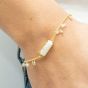 Sarah Alexander Pebble Bay White Druzy and Gem Bead Bracelet