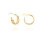 Rachel Jackson Small Evolve Hoop Earrings Gold PME03GP