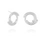 Rachel Jackson Front Facing Evolve Stud Earrings Silver PME15S