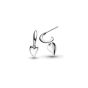 Kit Heath Desire Kiss Mini Heart Semi Hoop Stud Drop Earrings -60BKRP