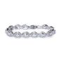 Ivory & Co Promise Crystal Marquise Cut Rhodium Bracelet