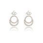 Georgini Goddess Luna Earrings - Silver - IE1123W