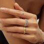 Ania Haie Silver Bezel Set Ring - R058-03H