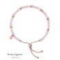 Jersey Pearl Sky Bracelet - Scatter Style in Rose Quartz