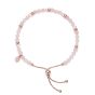 Jersey Pearl Sky Bracelet - Scatter Style in Rose Quartz