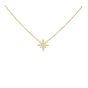 Scream Pretty Starburst Necklace with Slider Clasp - Gold