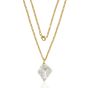 Shyla London Claye Baroque Pearl Gold Necklace