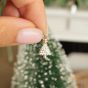 Lily Charmed Christmas Tree Charm Silver - item number CSXM