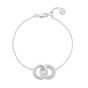 Sif Jakobs Carrara Bracelet - Silver with White Zirconia - SJ-B2477-CZ