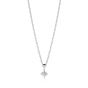 Sif Jakobs Princess Piccolo Pendant - Silver with White Zirconia - SJ-P4MMRD-CZ-45