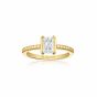 Sif Jakobs Roccanova Piccolo Ring - Gold with White Zirconia