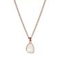 Jersey Pearl Sorel Mother of Pearl Pendant Rose Gold Plated 