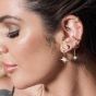 Scream Pretty Starburst Hoop Earrings - Silver SPEDSS41-PV