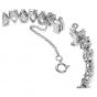 Swarovski Millenia Pear Cut Bracelet - White with Rhodium Plating 5598350