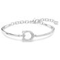 Swarovski Symbolica Bracelet Pavé Horseshoe - White with Rhodium Plating - 5746220
