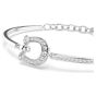 Swarovski Symbolica Bracelet Pavé Horseshoe - White with Rhodium Plating - 5746220