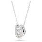 Swarovski Symbolica Pendant Crystal Pearl Round Cut Pavé Horseshoe - White with Rhodium Plating - 5736972