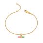 Rachel Jackson Watermelon Mini T-Bar Bracelet Gold TBB2WMGP