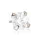 Tish Lyon 14ct White Gold Prong Set Gem Threadless Labret Single Earring